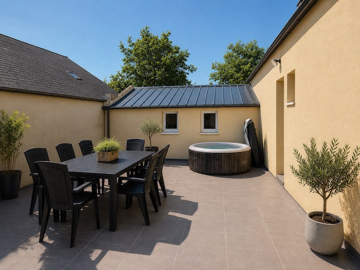 Maison Avec Jacuzzi Privé Entre Bayeux Et Caen - Bayeux
