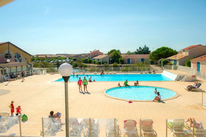 À Proximité De La Plage ! Accès Piscines & Tennis - Sigean