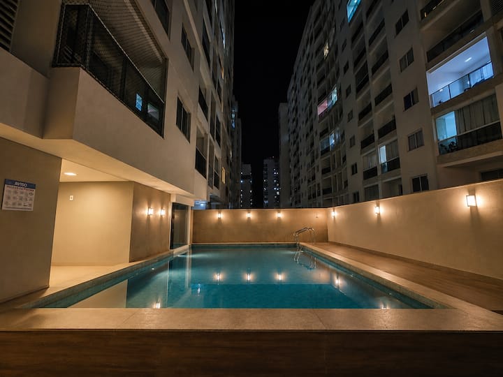 3q Piscina Aquecida 4minutos Da Praia De Itaparica - Vila Velha