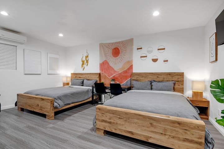 Private Backhouse Nr Dtla Sleep 4 Kitchen W/d - 알람브라