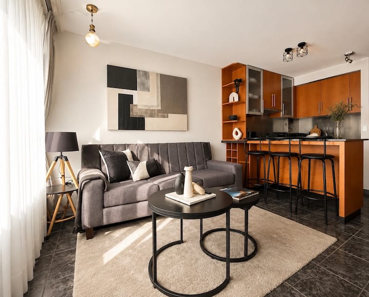 2br Apt. Metro 5 Min. Providencia. Free Parking. - Santiago