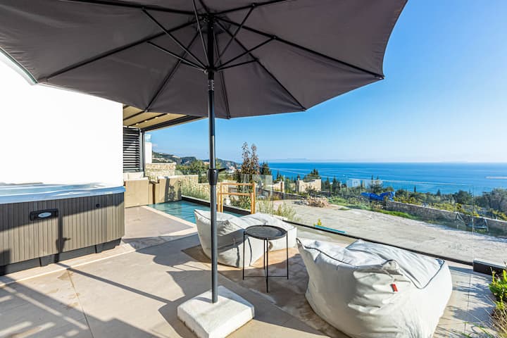Monkey Luxury Villa, Dhermi - Sea View, Jacuzzi, - Dhërmi