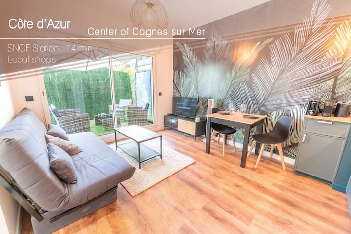 Yv Bel Appart, Piscine Et Terrasse - Cagnes-sur-Mer