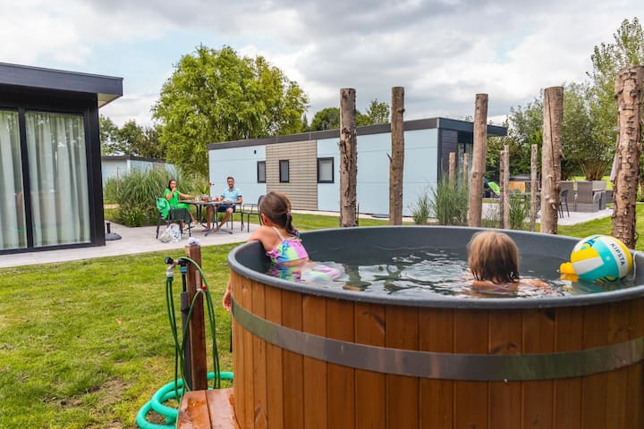 Dijk Lodge Met Hottub & Sauna | 4 Personen - Leiden
