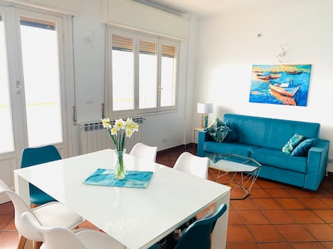 Top Airbnb: Sea Pearl - Vista mare a 180° / A.C. a Ospedaletti