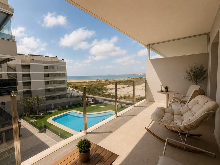 Apartamento Con Piscina A Unos Pasos Del Mar. - Santa Pola