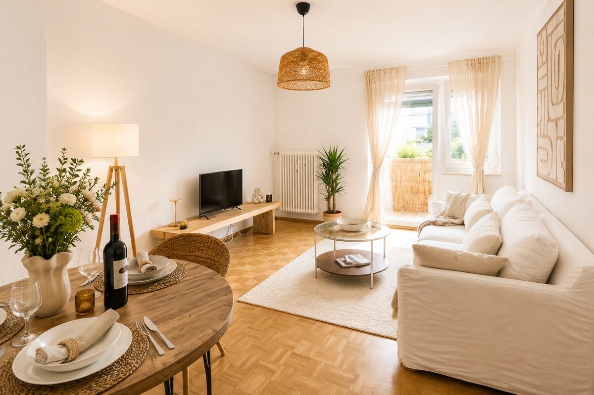 Cozy apartment with balcony near the Munich exhibition center