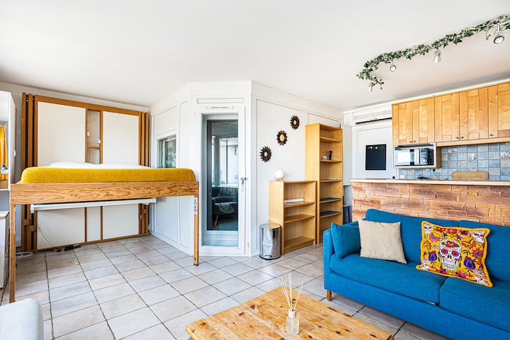 Studio Cosy Au Cœur Du 13e Vue Sur Paris - Paříž
