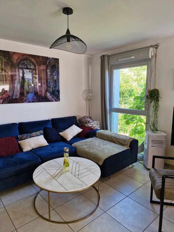 Appartement Dans Une Maison Mitoyenne Avec Jardin. - Rumilly
