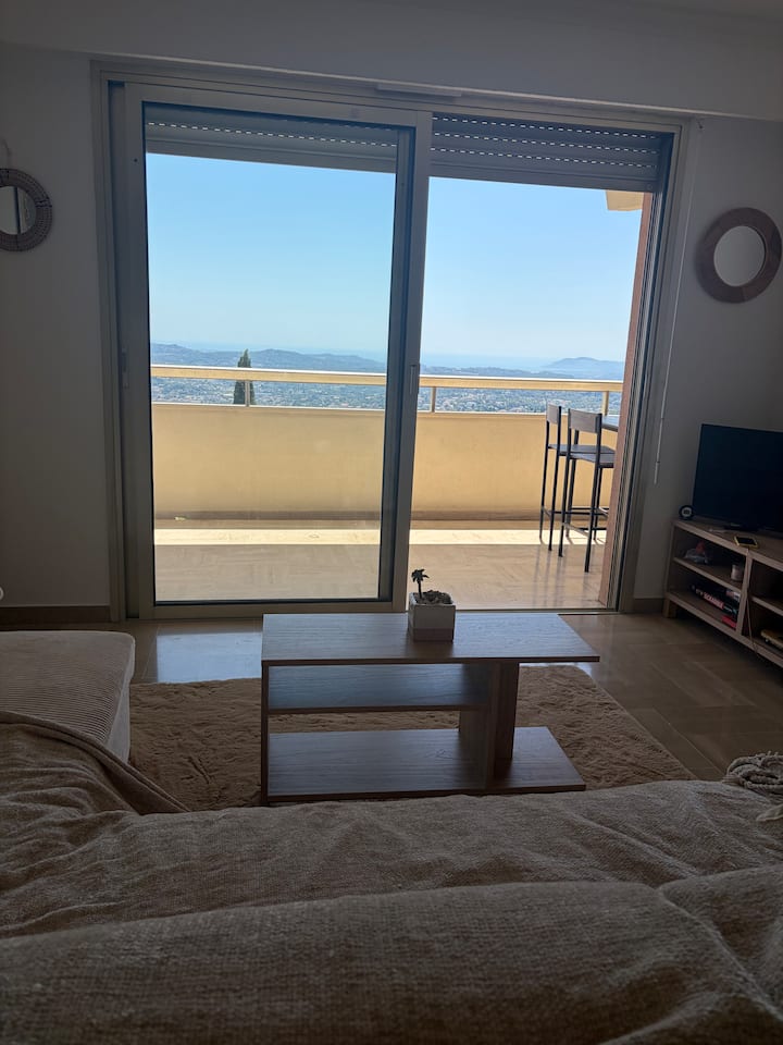 Logement Zen Vu Panoramique Mer - Grasse