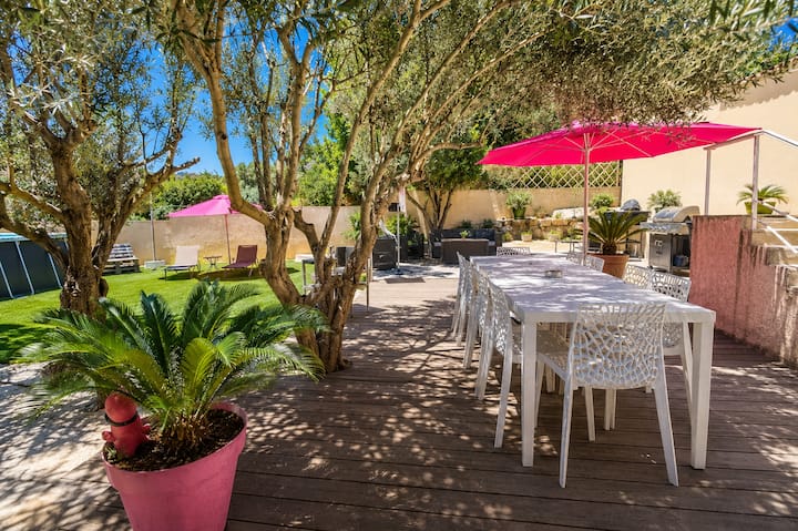 Maison Provençale Avec Piscine Et Oliviers - Marignane
