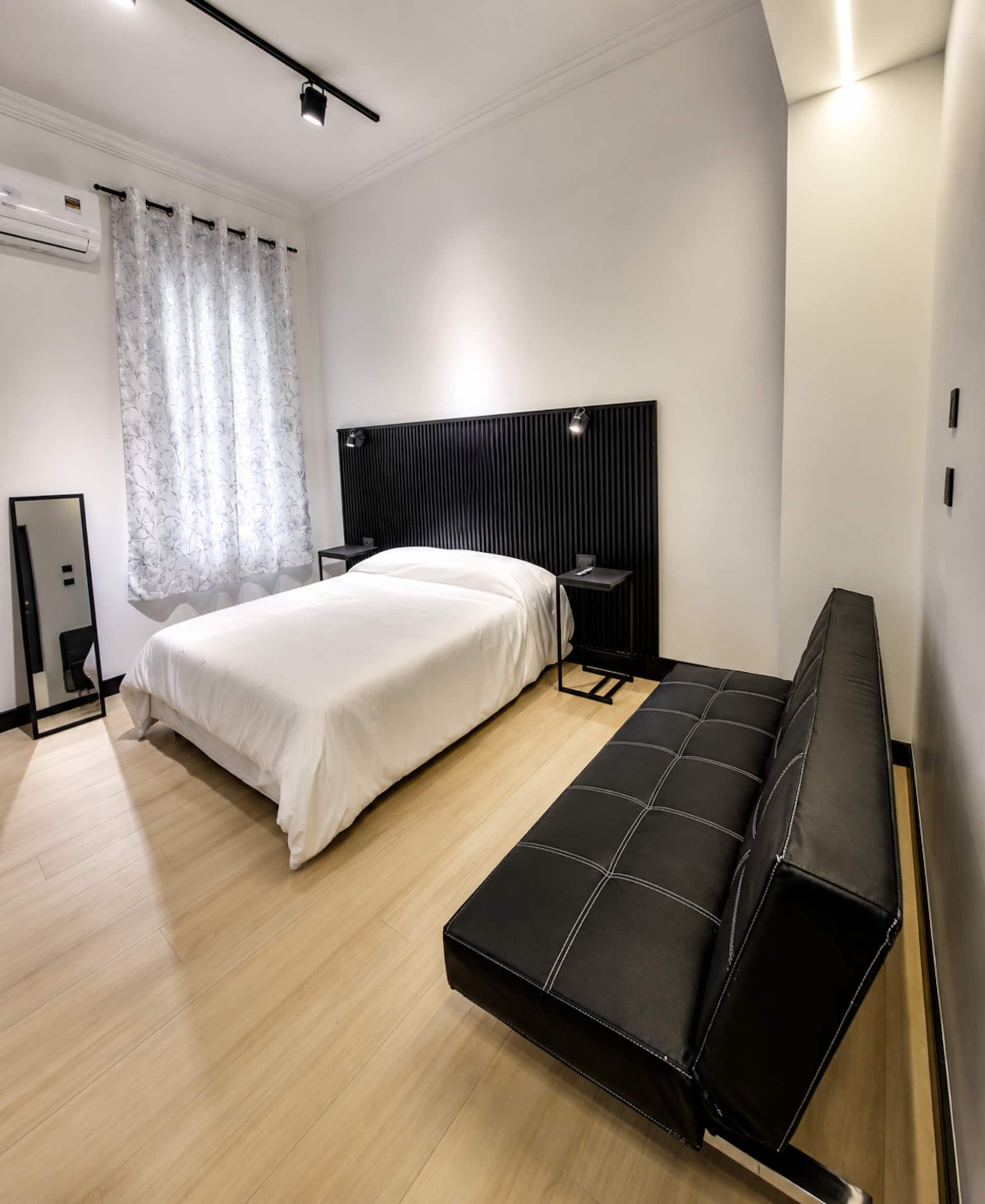 Studio with kitchenette and AC