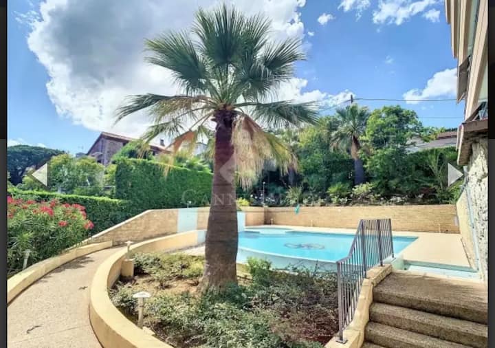 4p Mandelieu Jardin Piscine Clim Parking Mer - Mandelieu-La Napoule