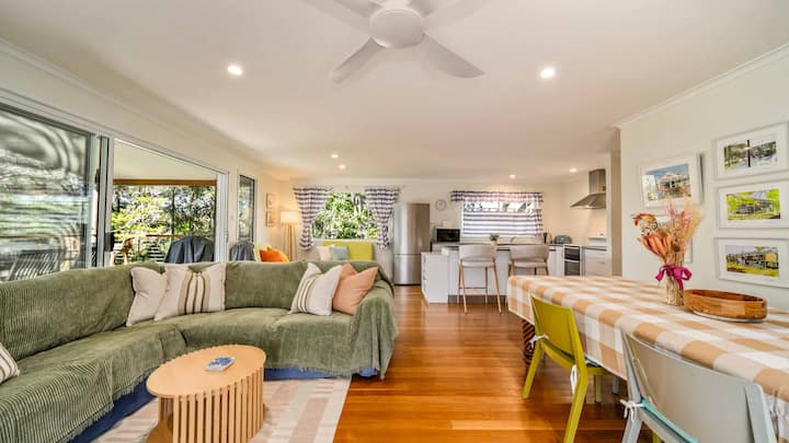 Driftwood Beach House - 1 Min Walk To Beach - Mullumbimby