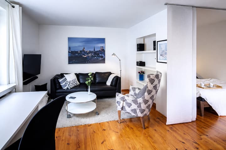 1 Zimmer-appartement In München-lehel, Küche, Bad - Munich