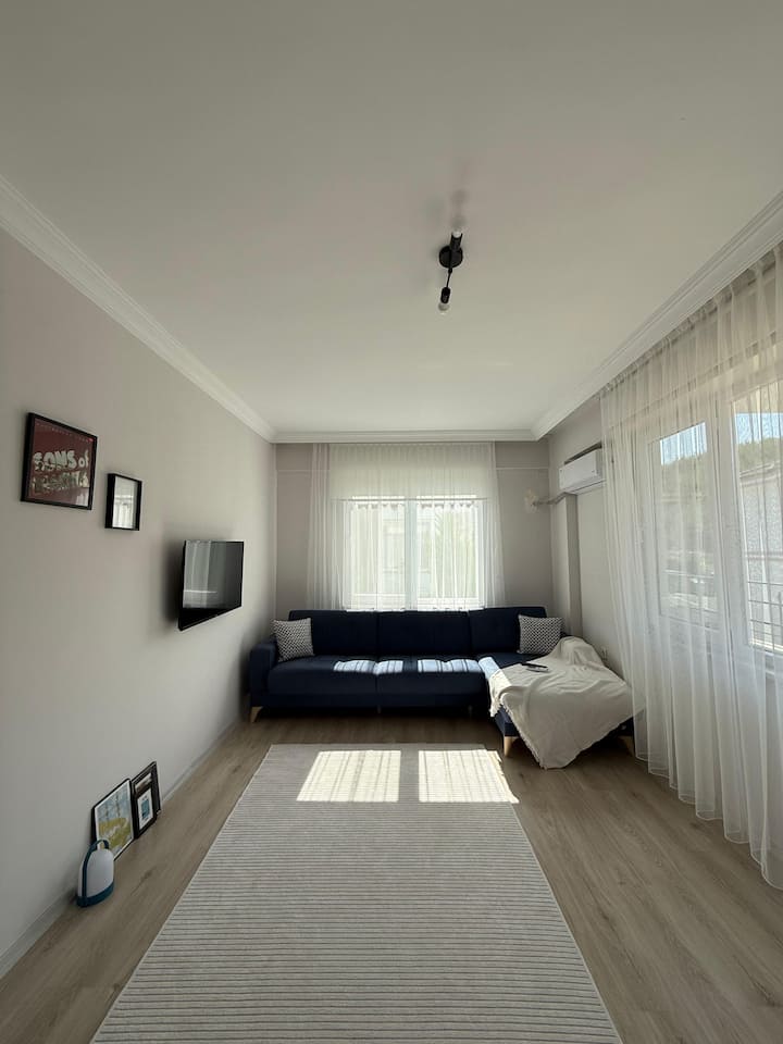 Dalamanda Havuzlu Sitede, 1+1 Bahçeli Ev - Dalaman