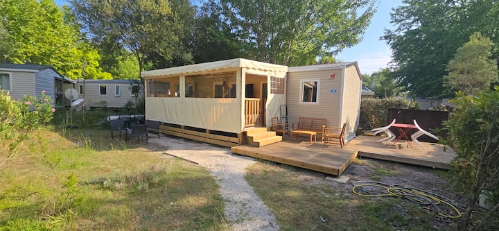 Mobilehome 4 Chambres Au Camping Pipiou - Gastes