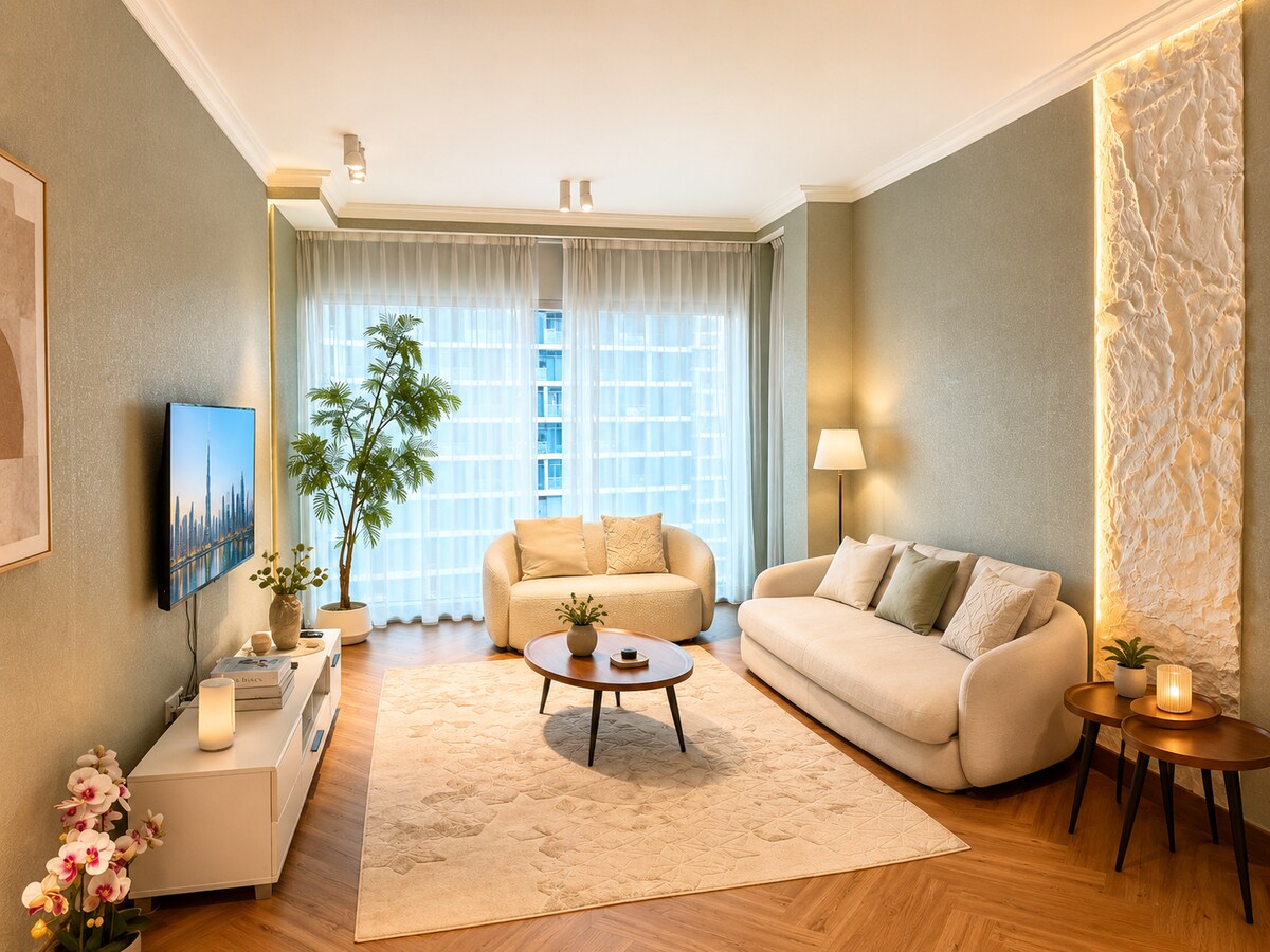2 Bedroom Furnished Apartment with Burj Khalifa View | Burj Vista 3