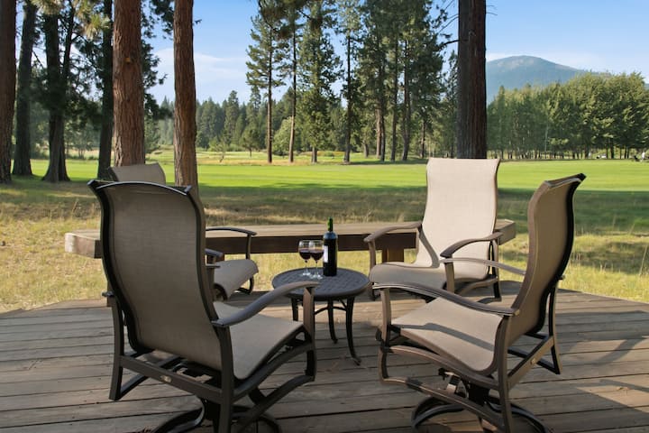 Butte Ranch Oregon Relájate con vistas a la montaña y al campo de golf BBR - Casas en ...