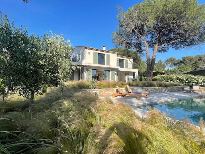 Loue Villa 8 Couchages La Croix Valmer Vue Dégagée - La Croix-Valmer