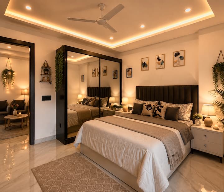 | Balcony Bliss | 1 Bhk Near Medanta | Sector 39 - Gurugram