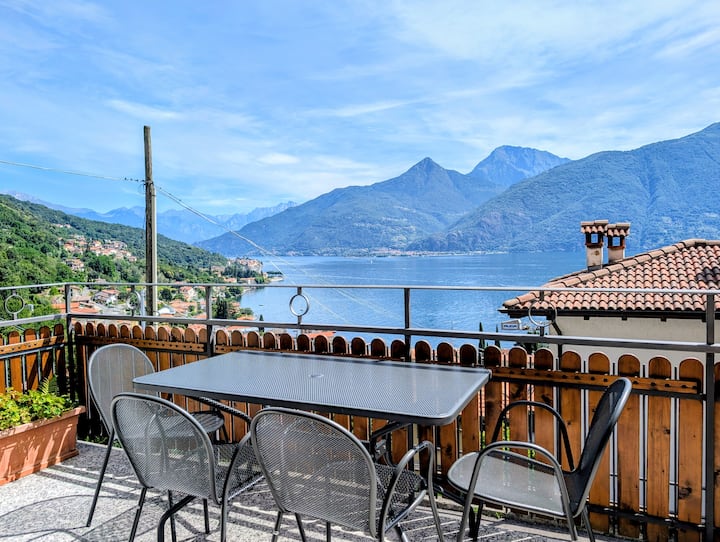 Casa Jenny, Appartamento Vista Lago Con Parcheggio - Varenna