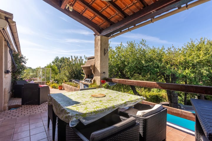 Villa Mina, 3 Ch, 6 Pers, Piscine. - Le Muy