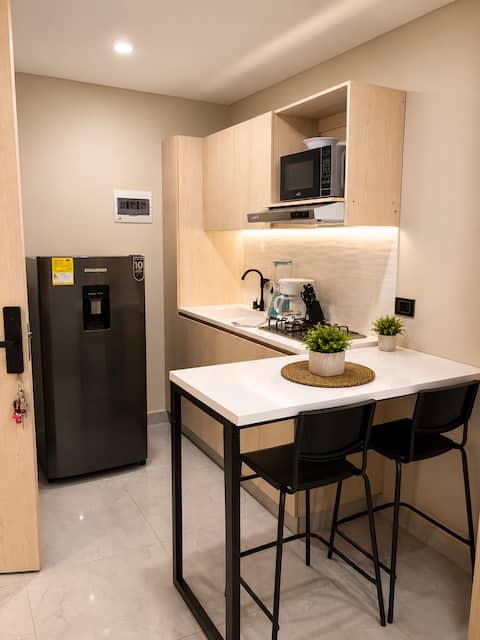 Successful Airbnb property: Loft 106 Maximus 2 guests North Parking A/C in Urbanización La Merced