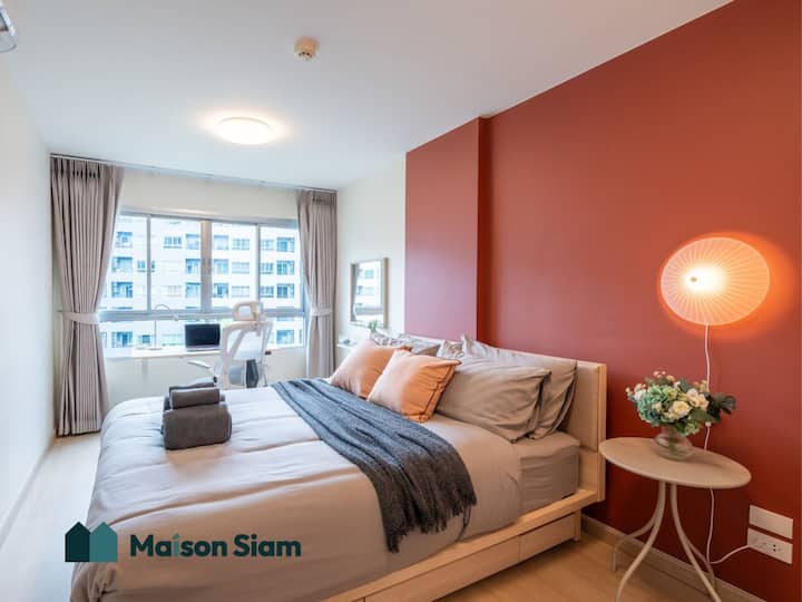 Modern 1br W/ Cowork & Pool Near True Digital - Thailand