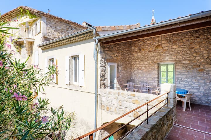 Le Petit Manoir Piscine Partagée - Les Vans