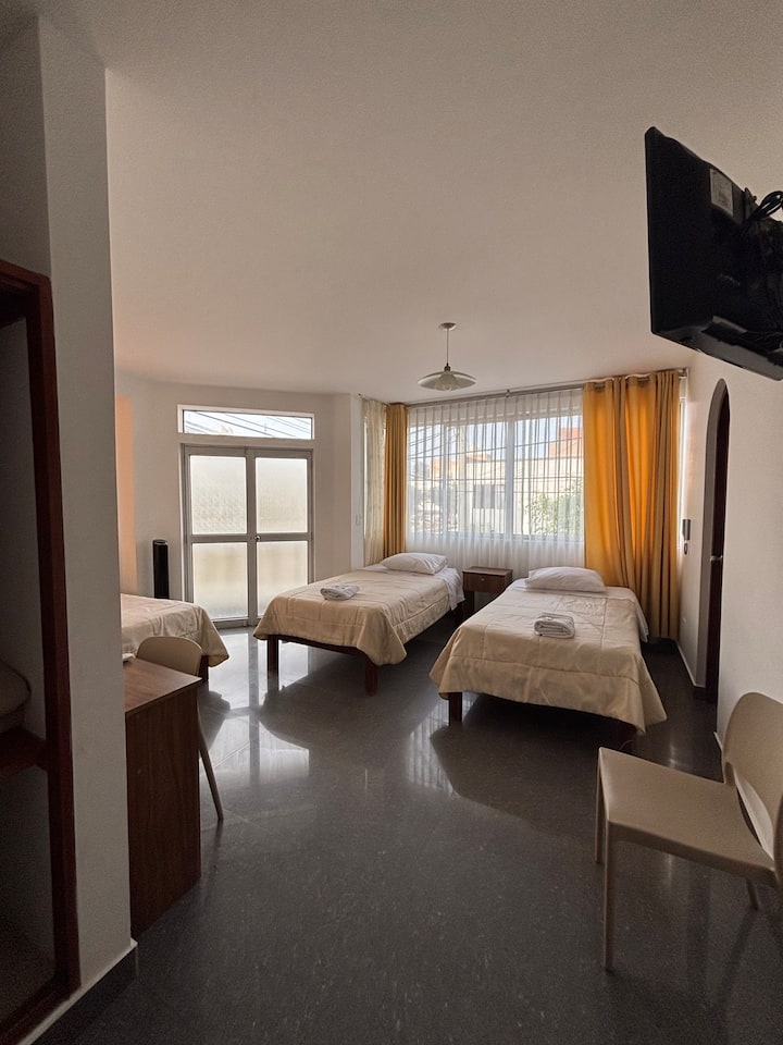 A Pasos De La Playa | Habitación Familiar Para 4 - Paracas