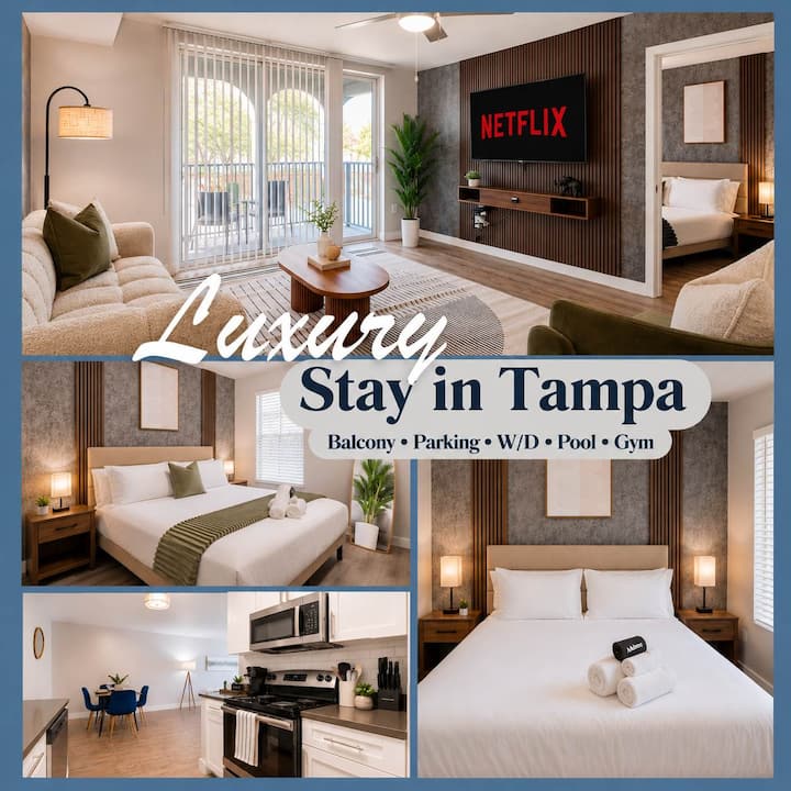 Stylish South Tampa Stay | Pool, Gym & King Suites - Tampa