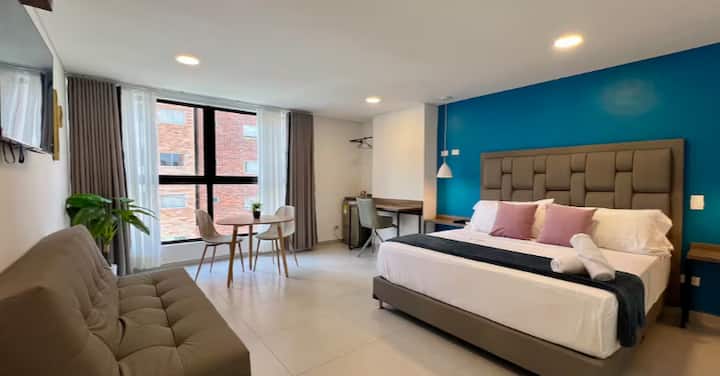 New Nice Apt+kitchen+ac+wifi+tv@medellin301 - 麥德林