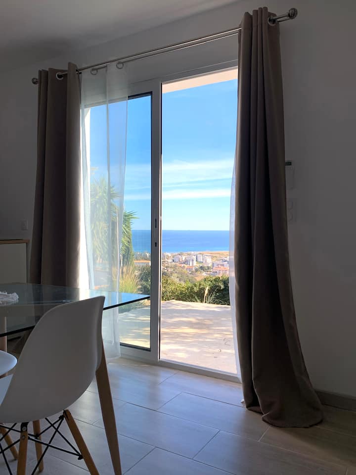 Appartement Avec Vue Mer Et Terrasse  Bastia - Oletta