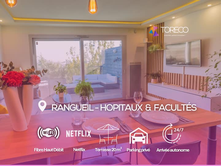 Cosy Horizon - Hôpitaux Et Facultés - Rangueil - Toulouse