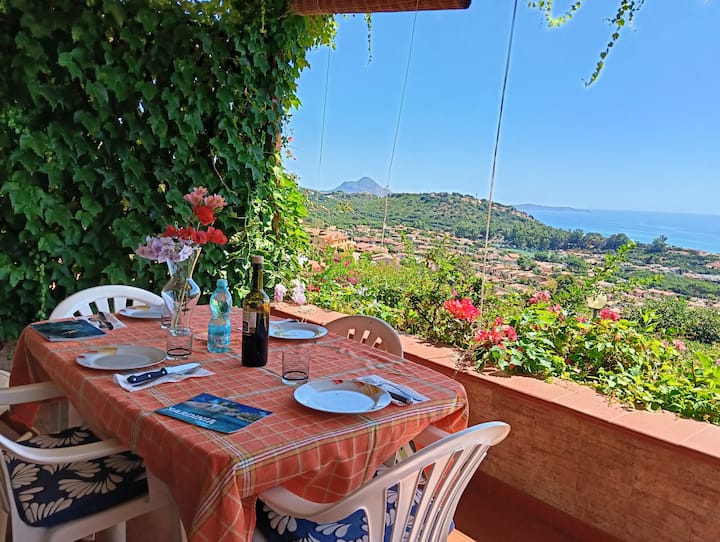 Casa Sunshine-sea View - Costa Rei