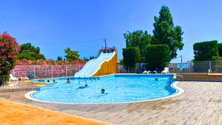 Charmant Mobilhome Dans Un Camping 4* Avec Piscine - Frontignan