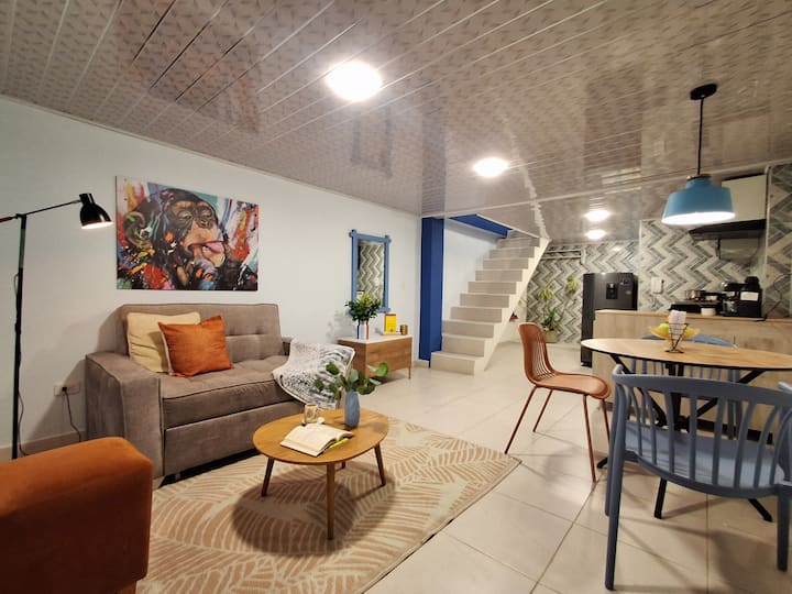 The living room is the perfect place to disconnect, share a coffee or just relax at the end of the day