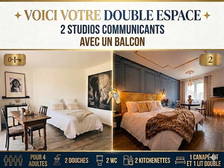 Osmose,2 Studios Communicants Avec Balcon,2sdb,2wc - Saverne
