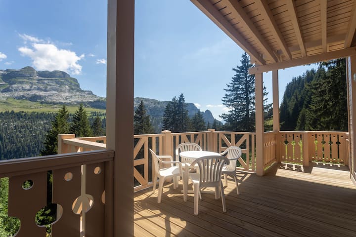 Chalet Rénové 9 Pers · Plein Sud · Jardin · Flaine - Flaine
