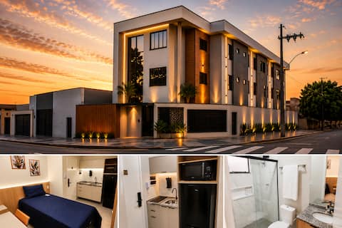 Successful Airbnb property: Modern Studio | Near Hospital HAOC in Indaiatuba