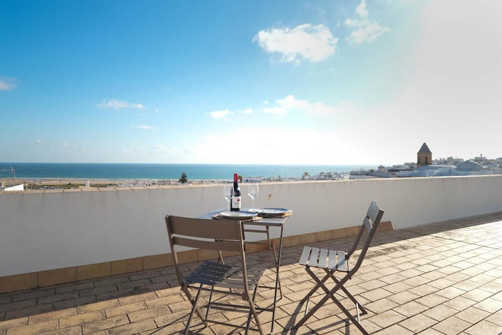 Casa La Fábrica | Vistas Al Mar Centro - El Palmar de Vejer