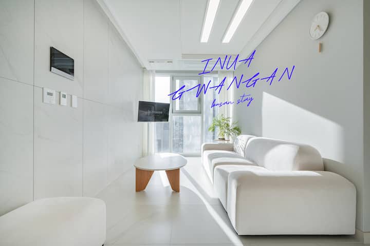 Open Sale/광리단길/키즈가족/광안리해변도보5초/퀸3beds/올리브영5분/신세계백화점 - Busan