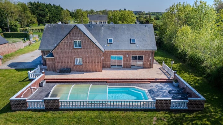 Maison Avec Piscine - Baie De Somme - 8 Personnes - Ault