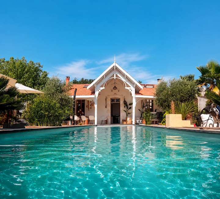 Villa D'exception Entre Bordeaux Et Arcachon - Marcheprime