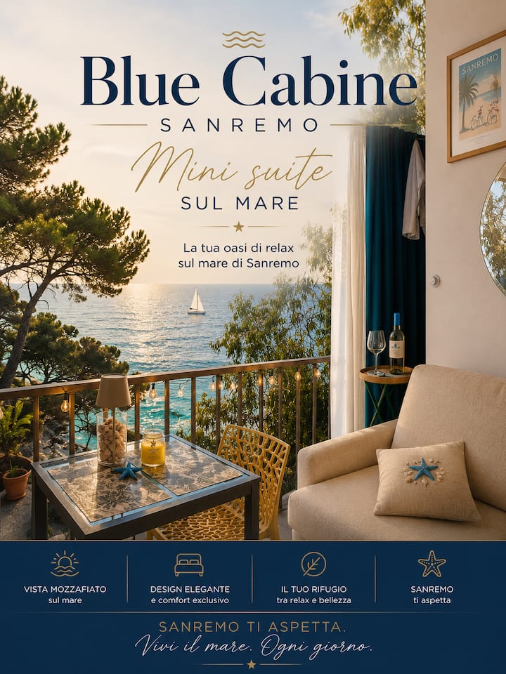 Blue Cabine (Mini Suite Sur Mer) - Sanremo