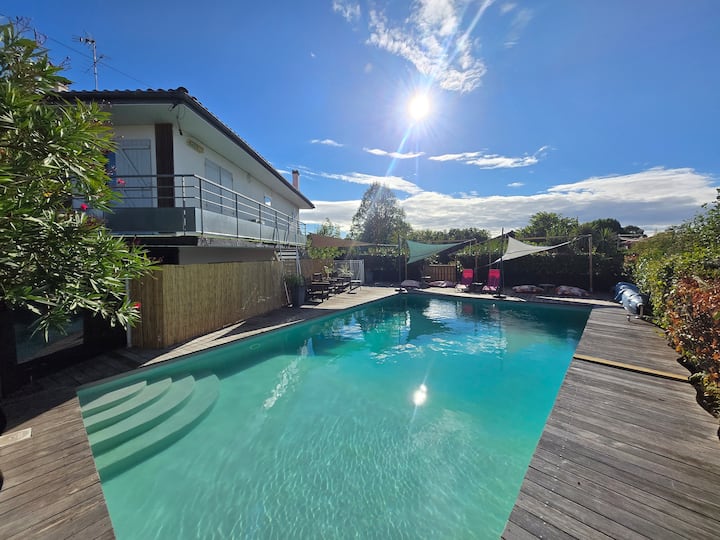 La Villa Belle - Gîte Avec Piscine à Biscarrosse - Biscarrosse