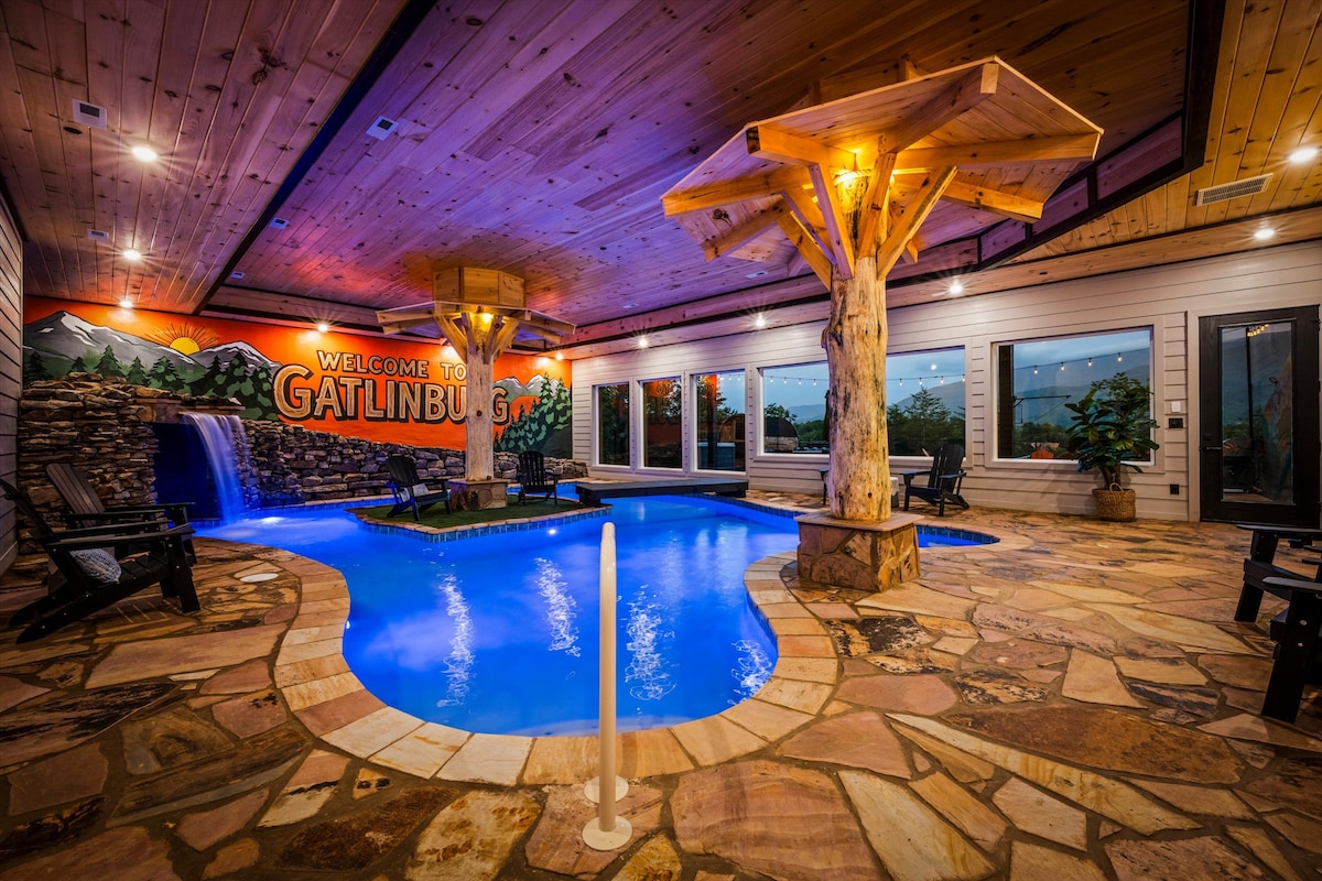 Indoor Pool, Private Pickleball, Views: Sleeps 18