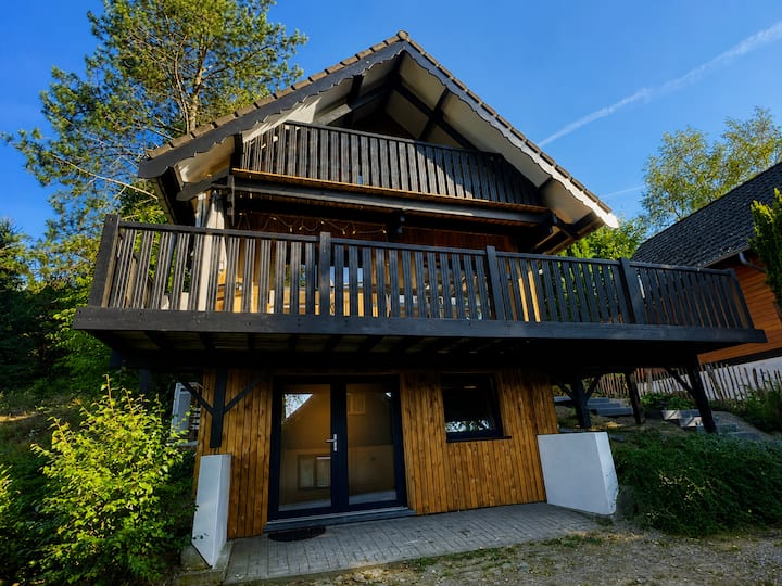 Chalet Finlandais Avec Bain Nordique Au Feu De Boi - Ardennes