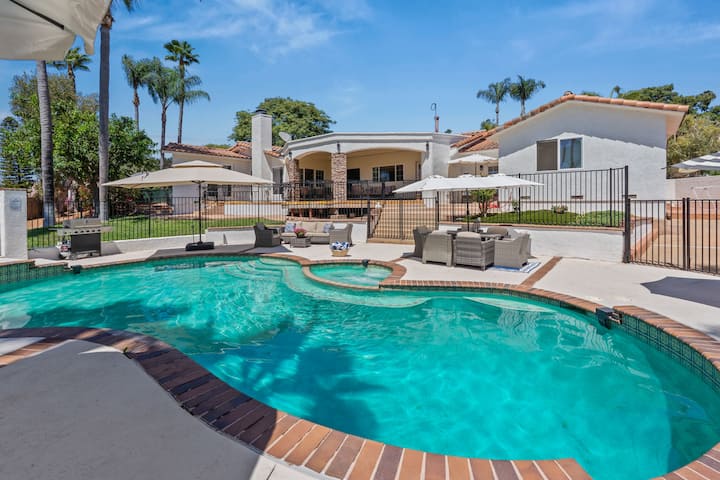Luxury Mediterranean Pool Villa - San Marcos, CA